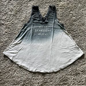 Ombré Motivational Tank Top